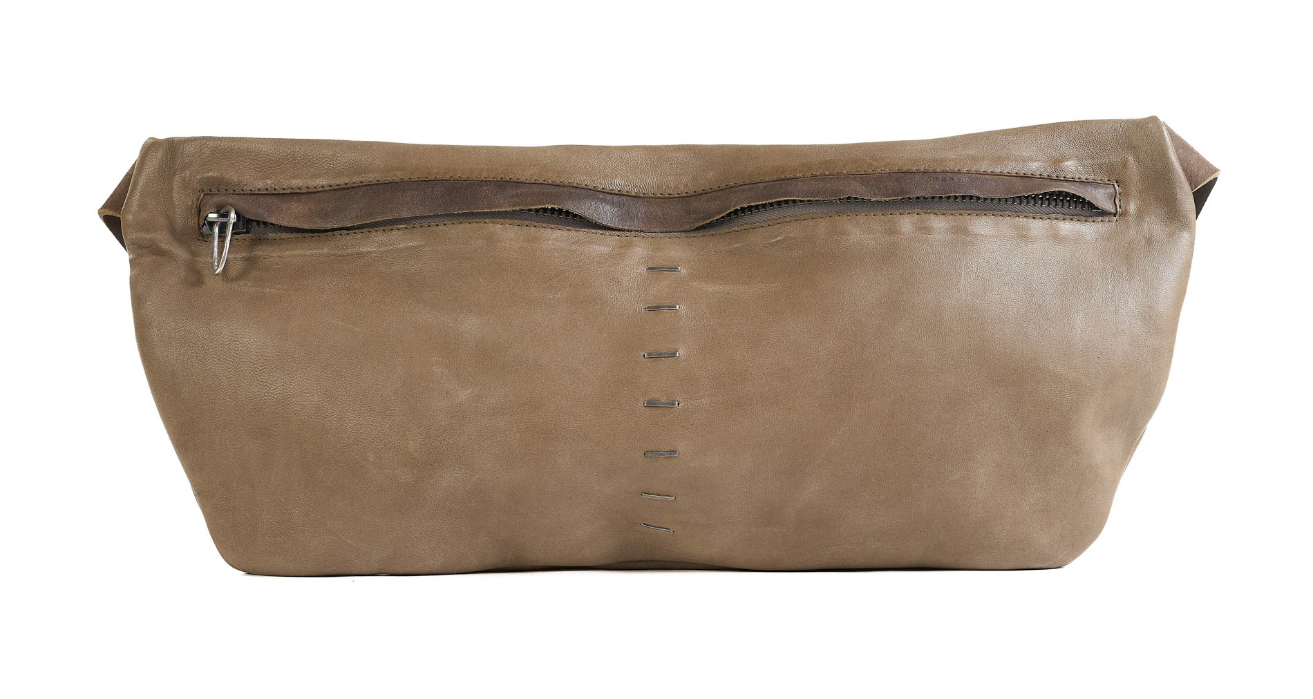 daniele basta leather and silver bags - FRONT